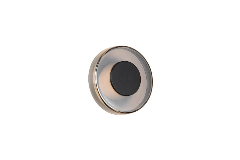 Led wall lamp Celeste with smoke glass