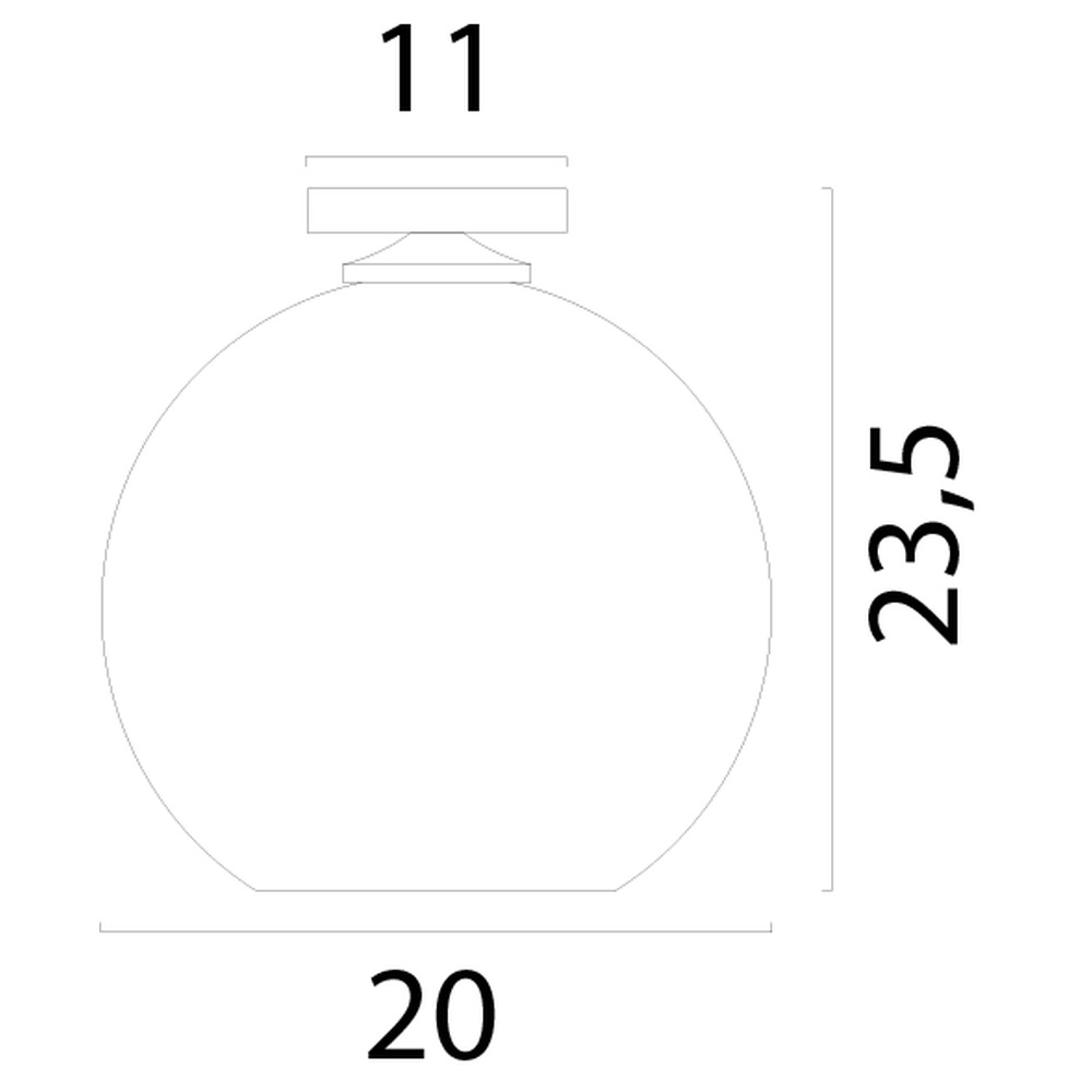 Ceiling lamp Corda rattan Ø 20cm Masterlight 8718121341736