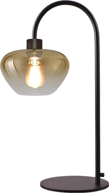 Table lamp Genua black with gold glass 61cm