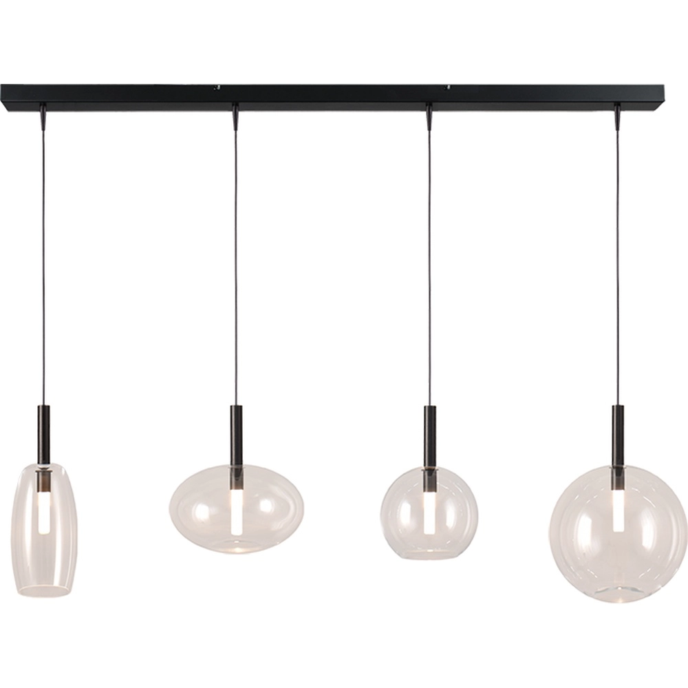 4L pendant light Lido Ball with clear glass