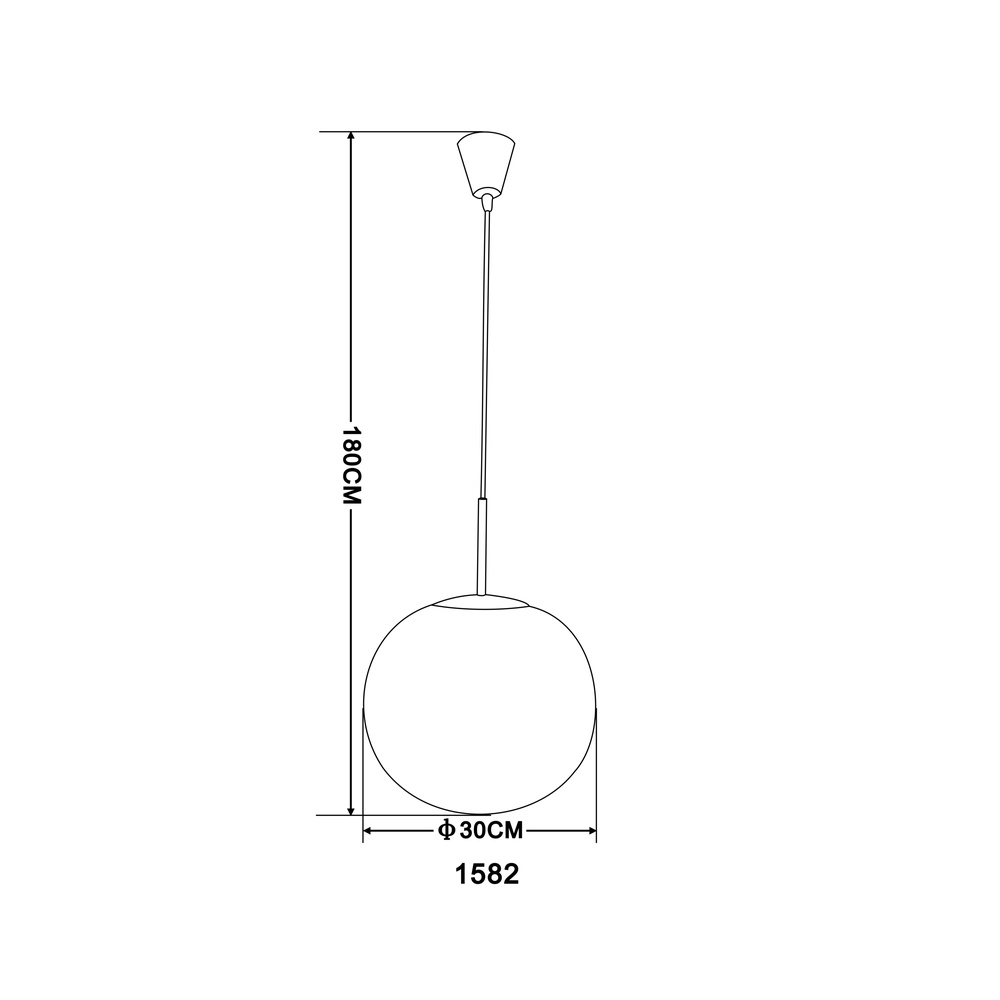Design pendant lamp Balla nickel with white Ø 30cm Globo 9007371129416