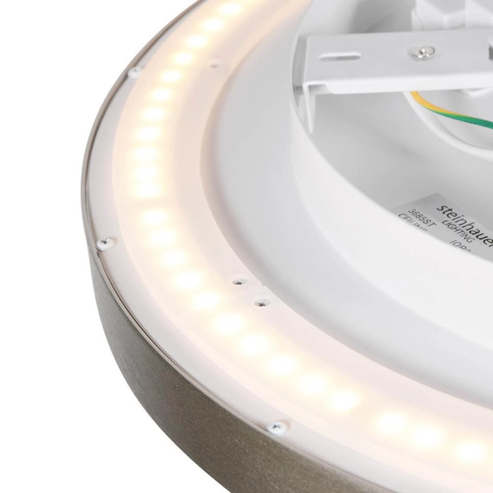 Sleek ceiling lamp Flady metal Ø 40cm Steinhauer 8712746176223