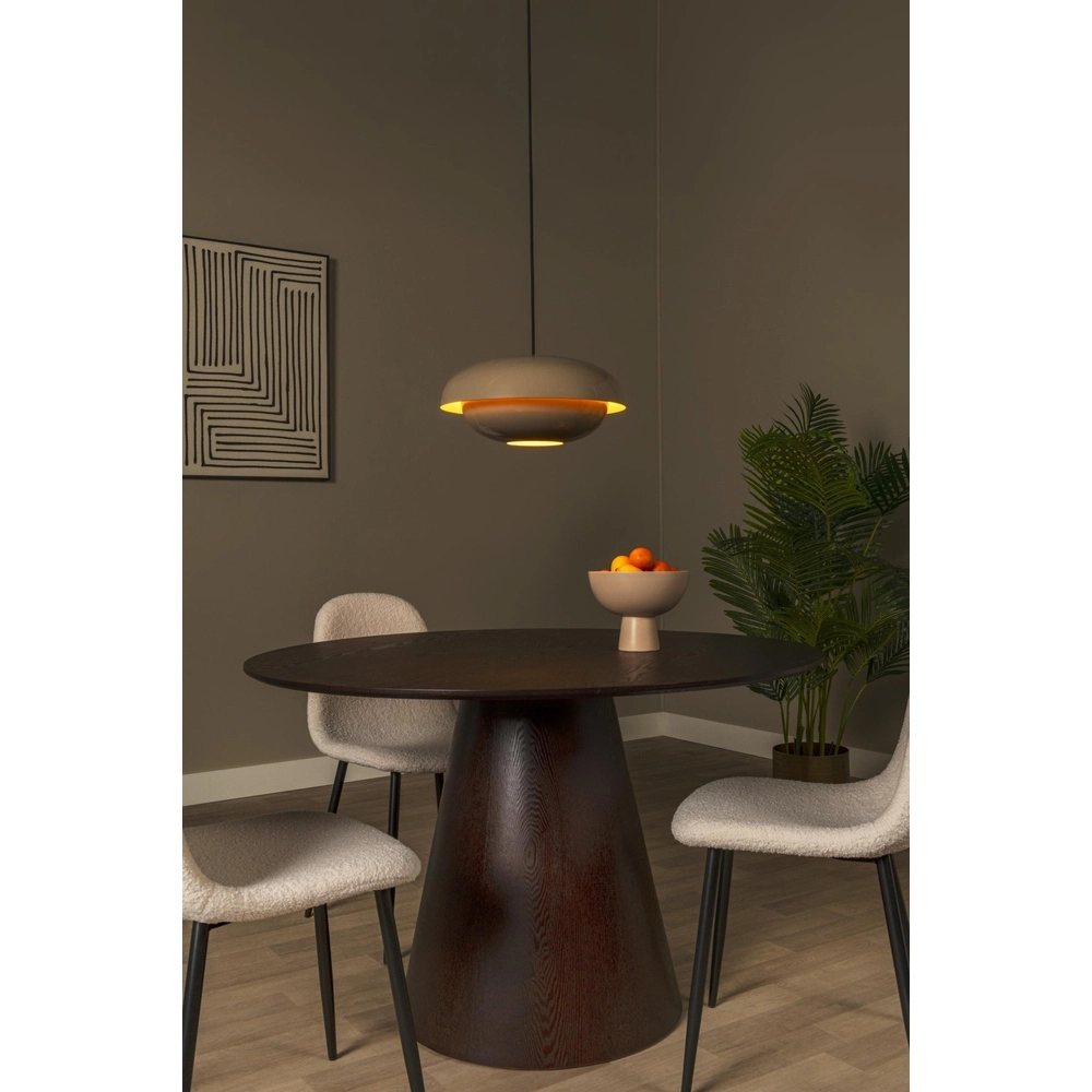 Pendant lamp Younes Ø 40cm taupe Lucide 5411212650184