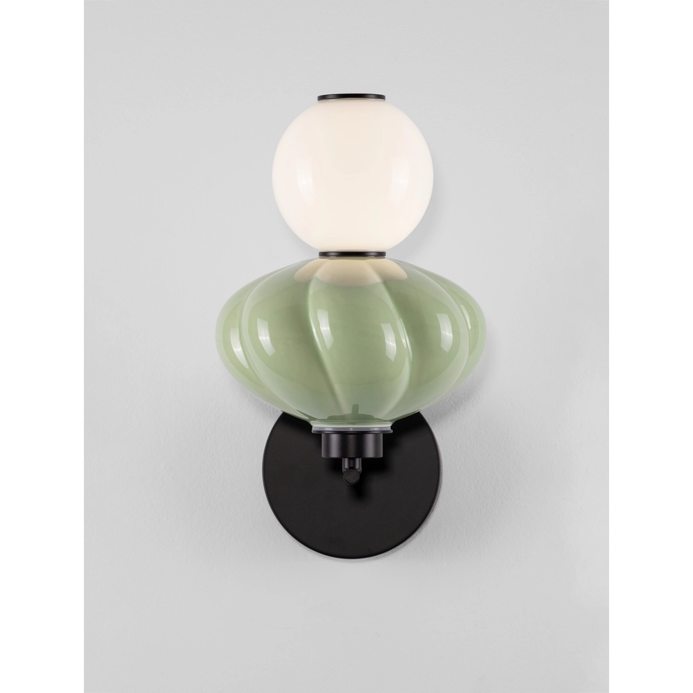 Wall lamp Oneta white - green Lyora 5212017473974