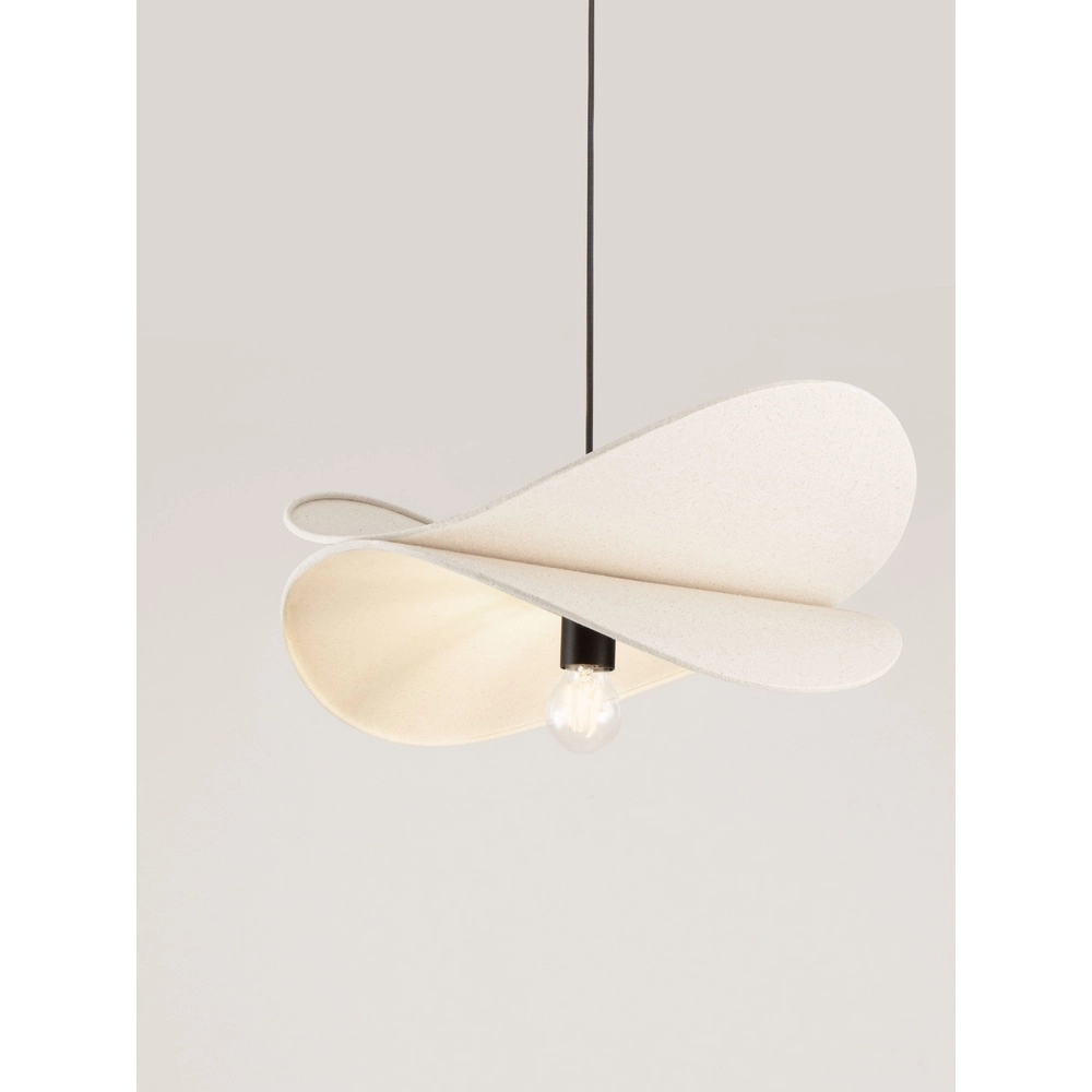 Modern pendant lamp Luve black with beige Lyora 5212017493729