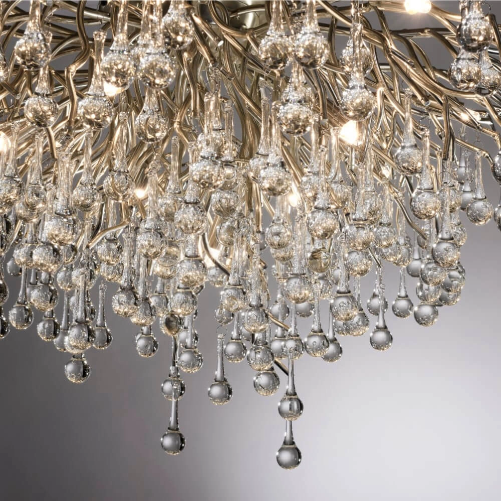 Chandelier Icicle metal 100cm Paul Neuhaus 4012248352113
