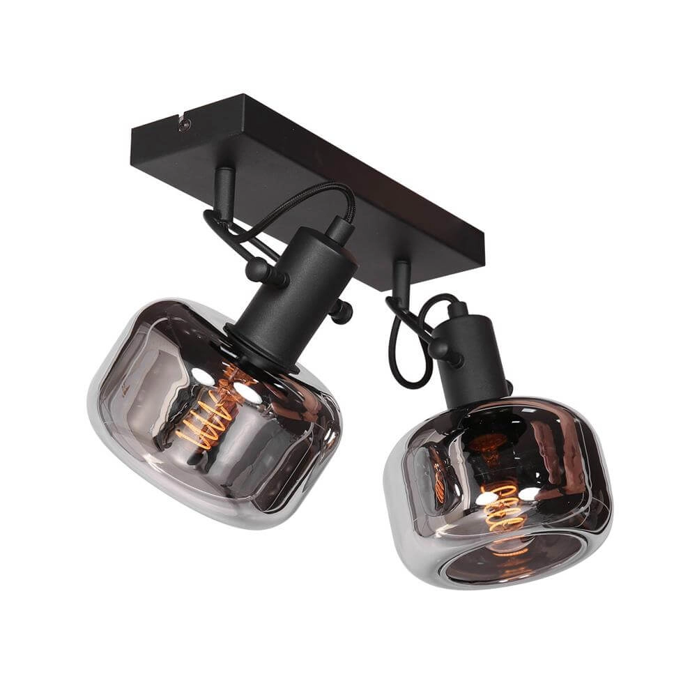Double wall lamp Glaslic smoke glass Steinhauer 8712746174076