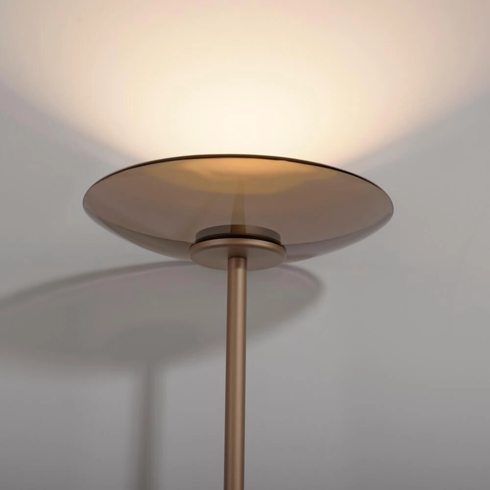 Bronze floor lamp Pure Moon design Paul Neuhaus 4012248382745