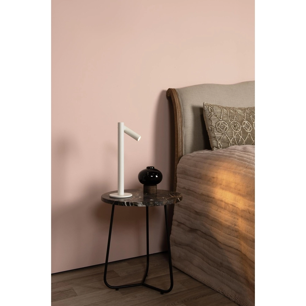 Rechargeable table lamp Antrim white IP54 Lucide 5411212272218