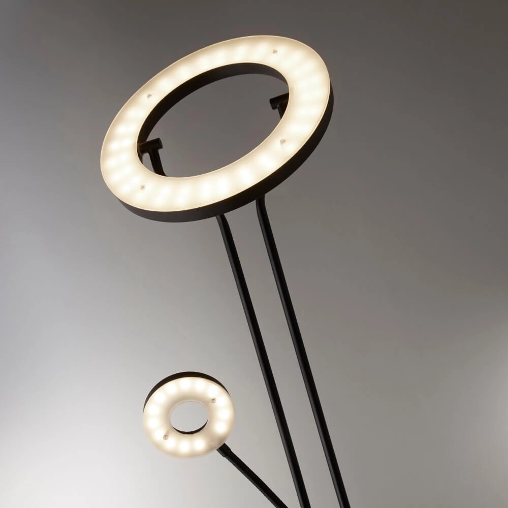 Floor reading lamp Mother & Child black Searchlight 5053423241265