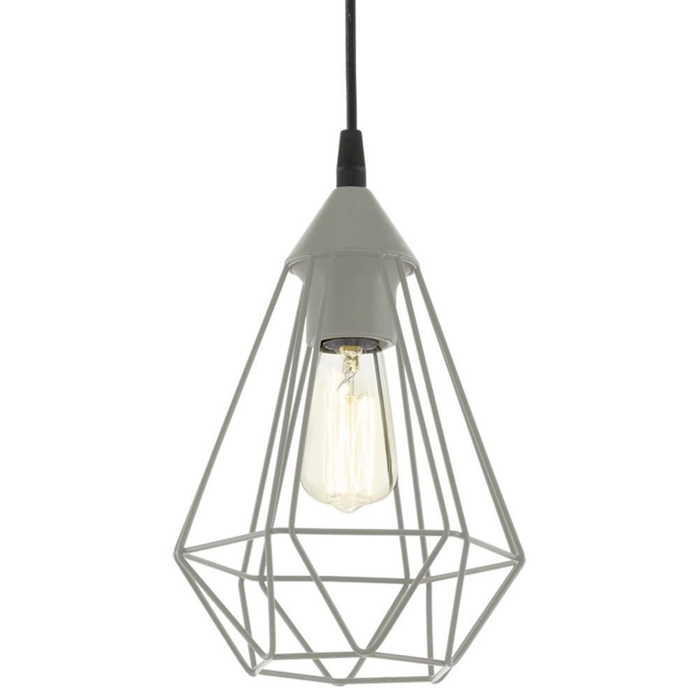 Grey pendant lamp Tarbes ankle Eglo 9002759430214