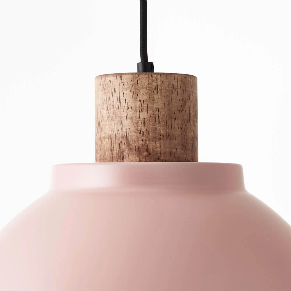 Hanging lamp Erena Ø 38cm pink Brilliant 4004353413032