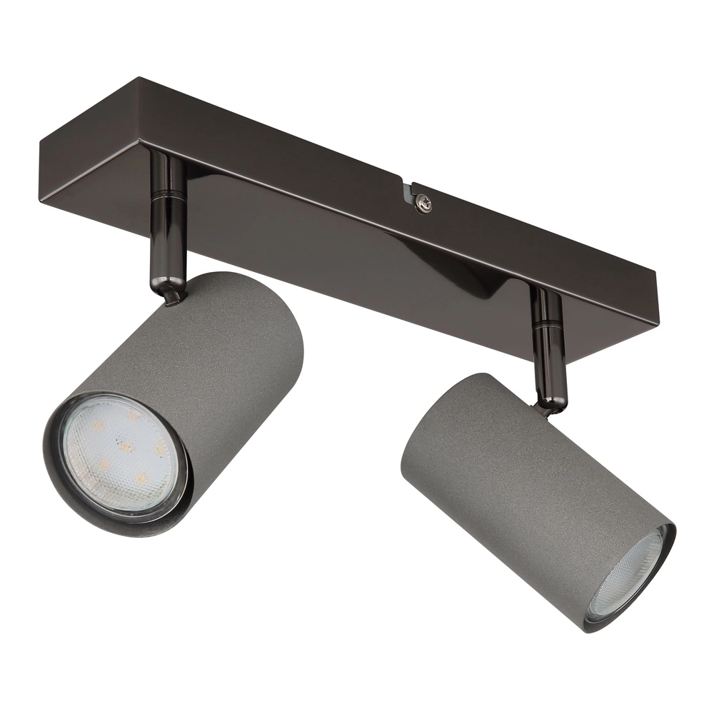 Ceiling lamp 2-lights Robby gunmetal Globo 9007371474547