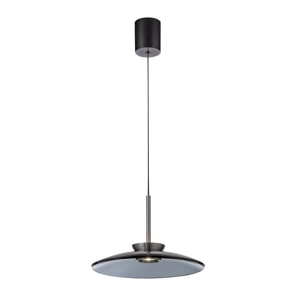Pendant lamp Ø 50cm Pure E-Moon with smoke glass Paul Neuhaus 4012248386361