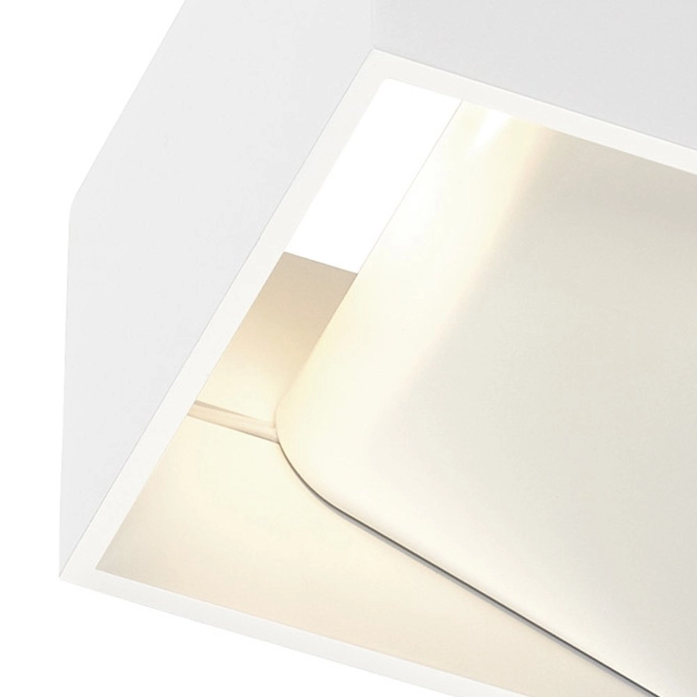 Wall lamp Logs Up - Down square white SLV 4024163189316