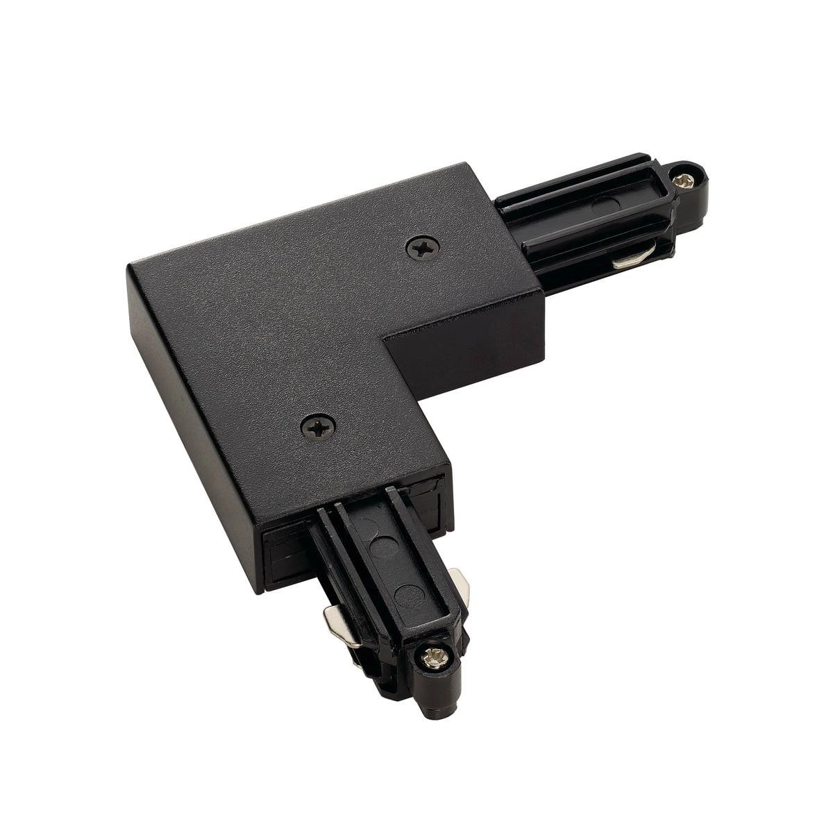 1-phase L-Connector 1 Corner connector earth outside black