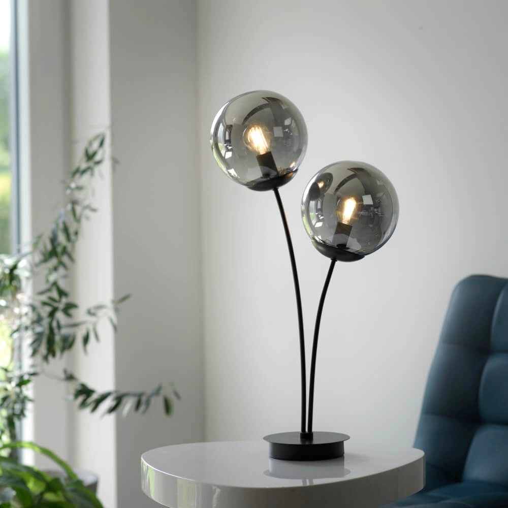Table lamp Big Widow black Just Light 4043689988401