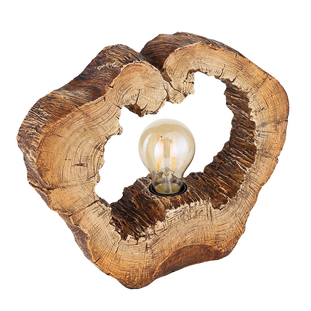 Unique table lamp Vinzenz wood Globo 9007371426706