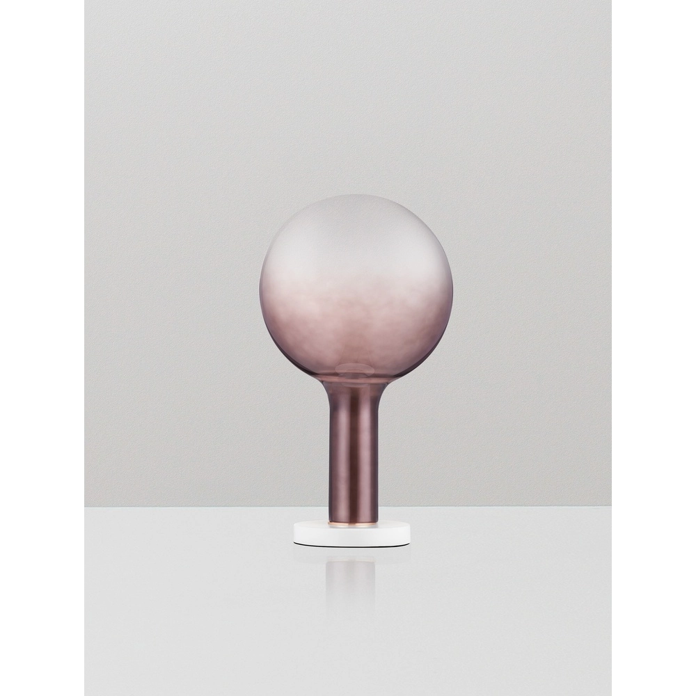 Table lamp Nostos brown glass Lyora 5212017461179