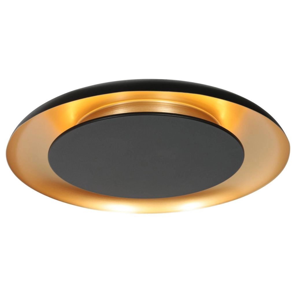 Modern ceiling lamp Golden Veil black with gold Steinhauer 8712746186772
