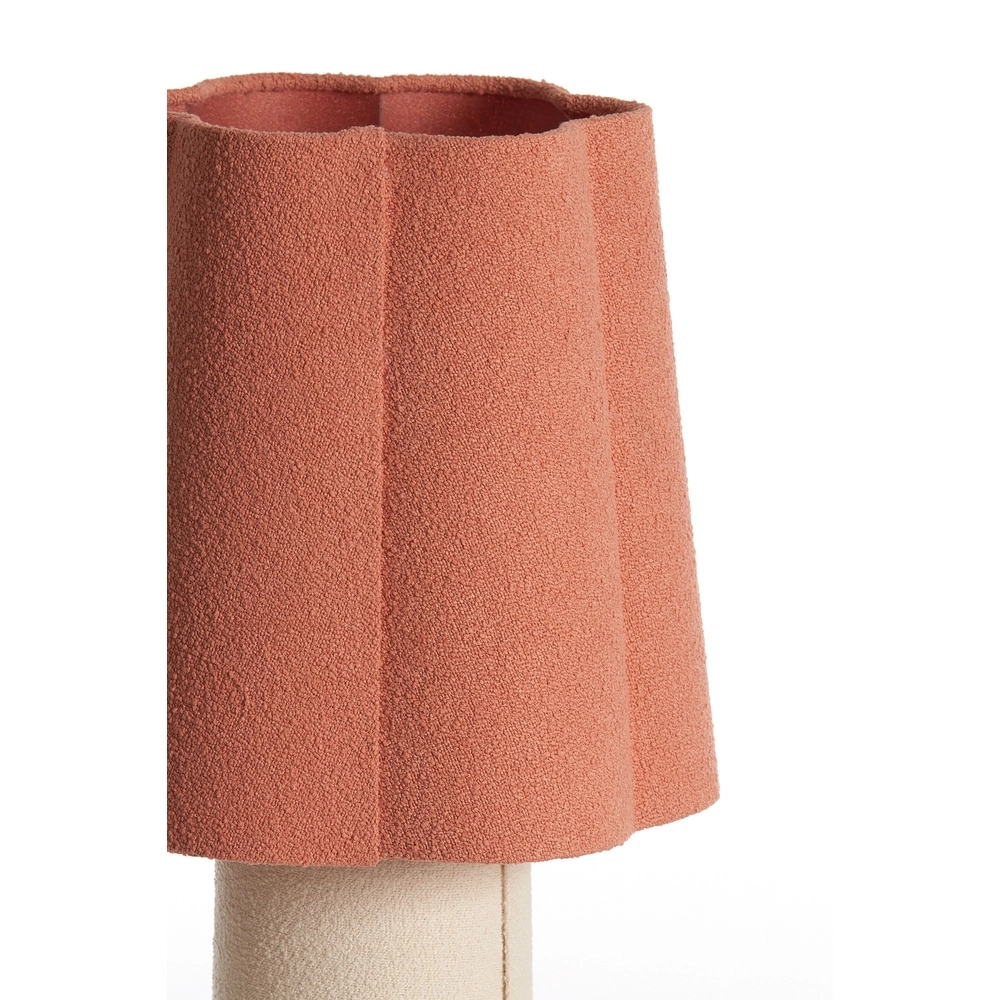 Table lamp Musaby Organic shape - white and pink Light & Living 8717807784256