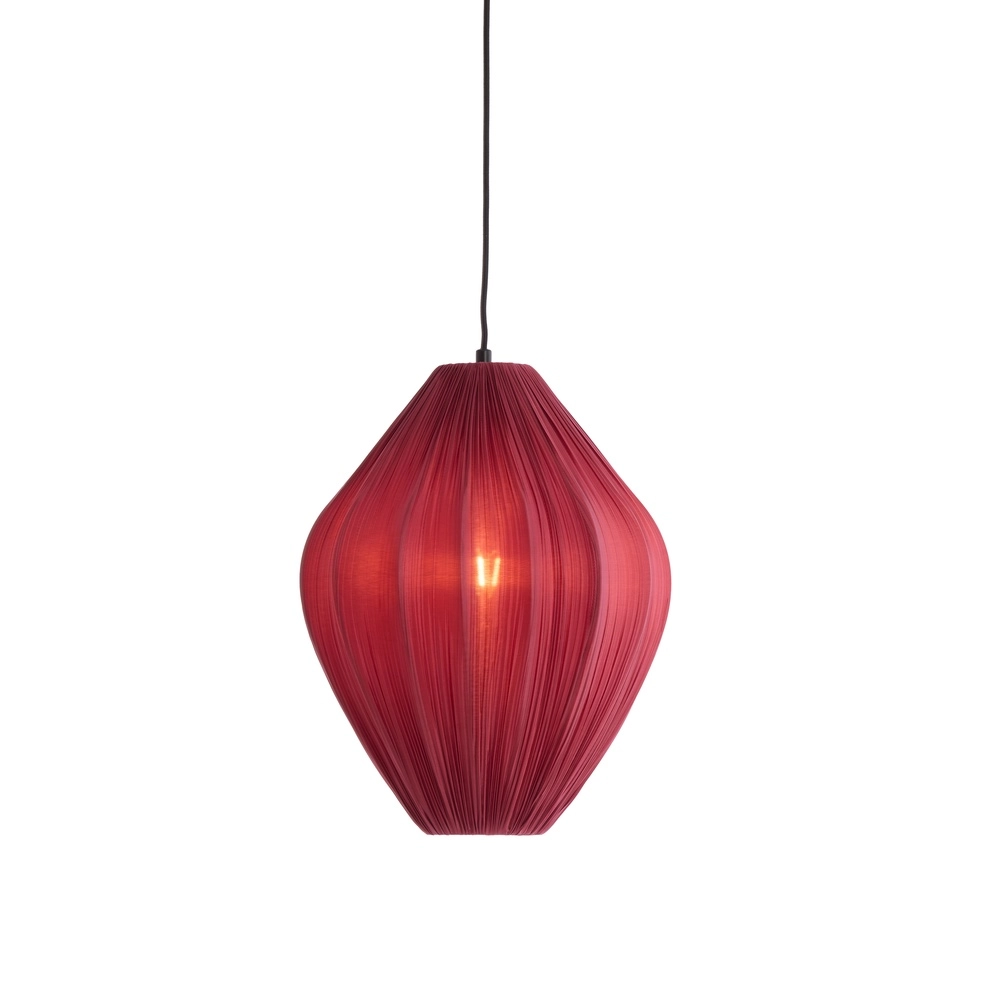Pendant lamp Verita Ø 36cm - burgundy shade Light & Living 8717807832070