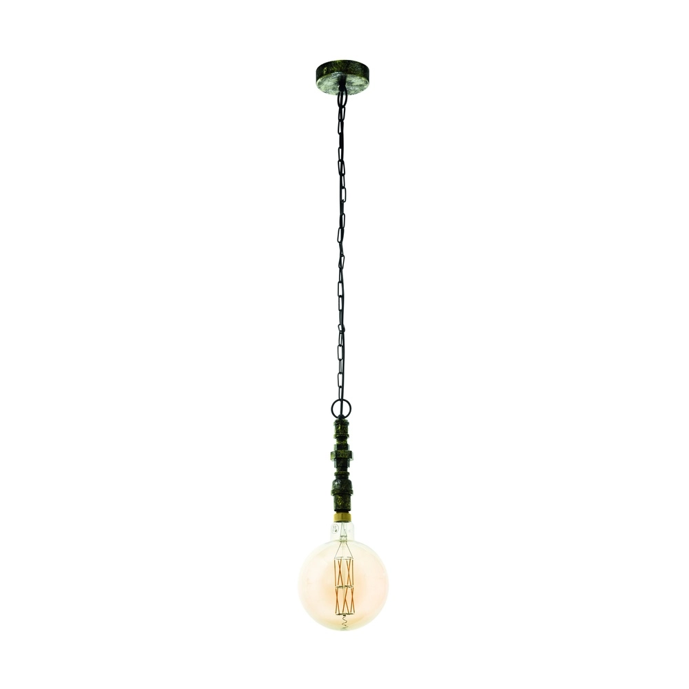 Gothic Pendant Lamp Nasiti Black and gold