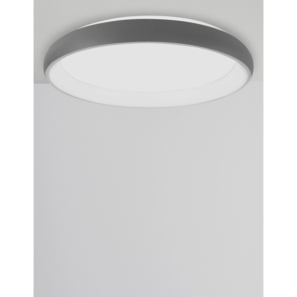 Ceiling lamp Albi grey Ø 61cm Lyora 5212017419569