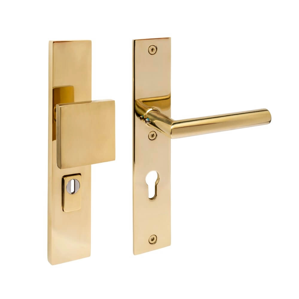 Front door fittings Jura PC 72mm brass