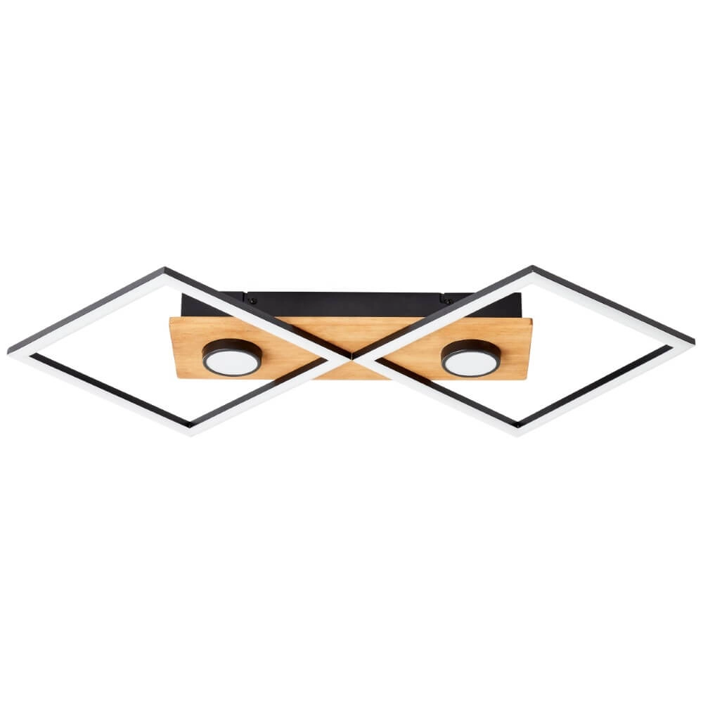 Wooden led ceiling light Woodbridge M Brilliant 4004353409707