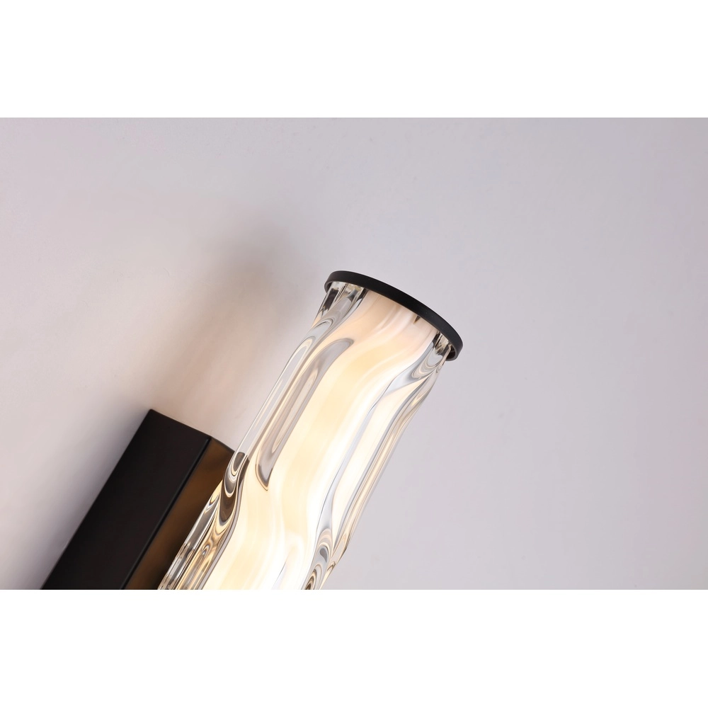 Wall lamp Vibrate black 33cm Searchlight 5053423302102