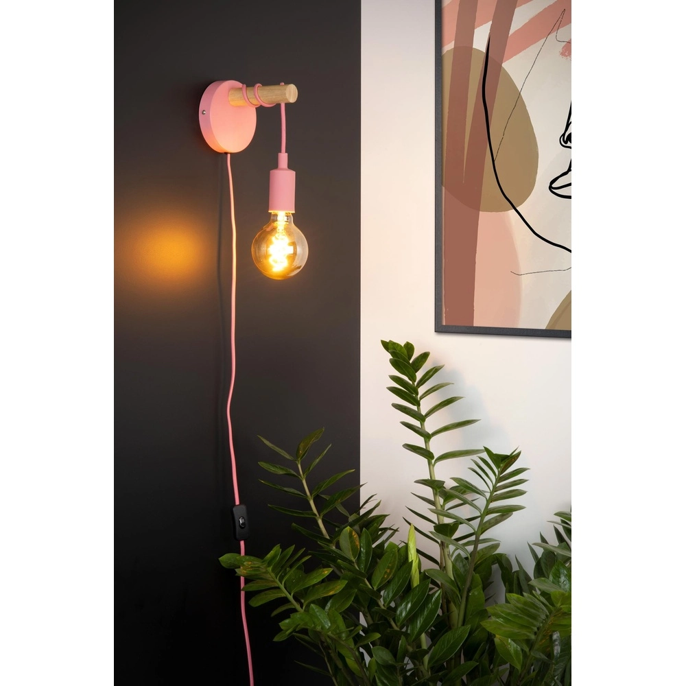 Wall lamp Pola pink Lucide 5411212082947