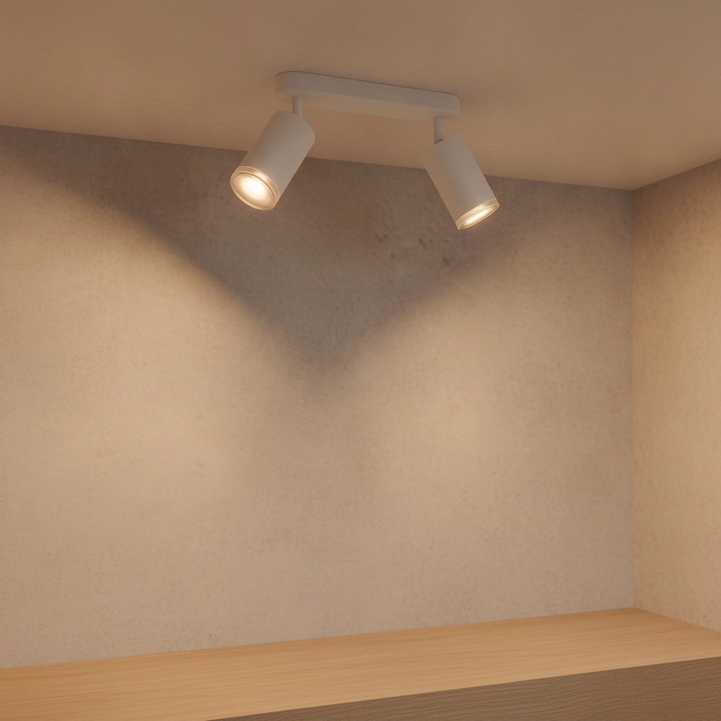 Surface-mounted spot Mao 2-light white