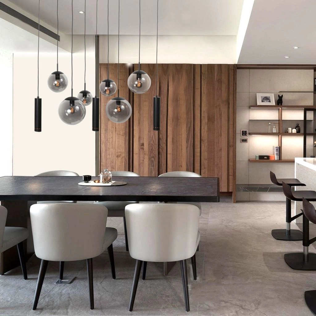 Design pendant lamp Bollique 9-light black Steinhauer 8712746187670
