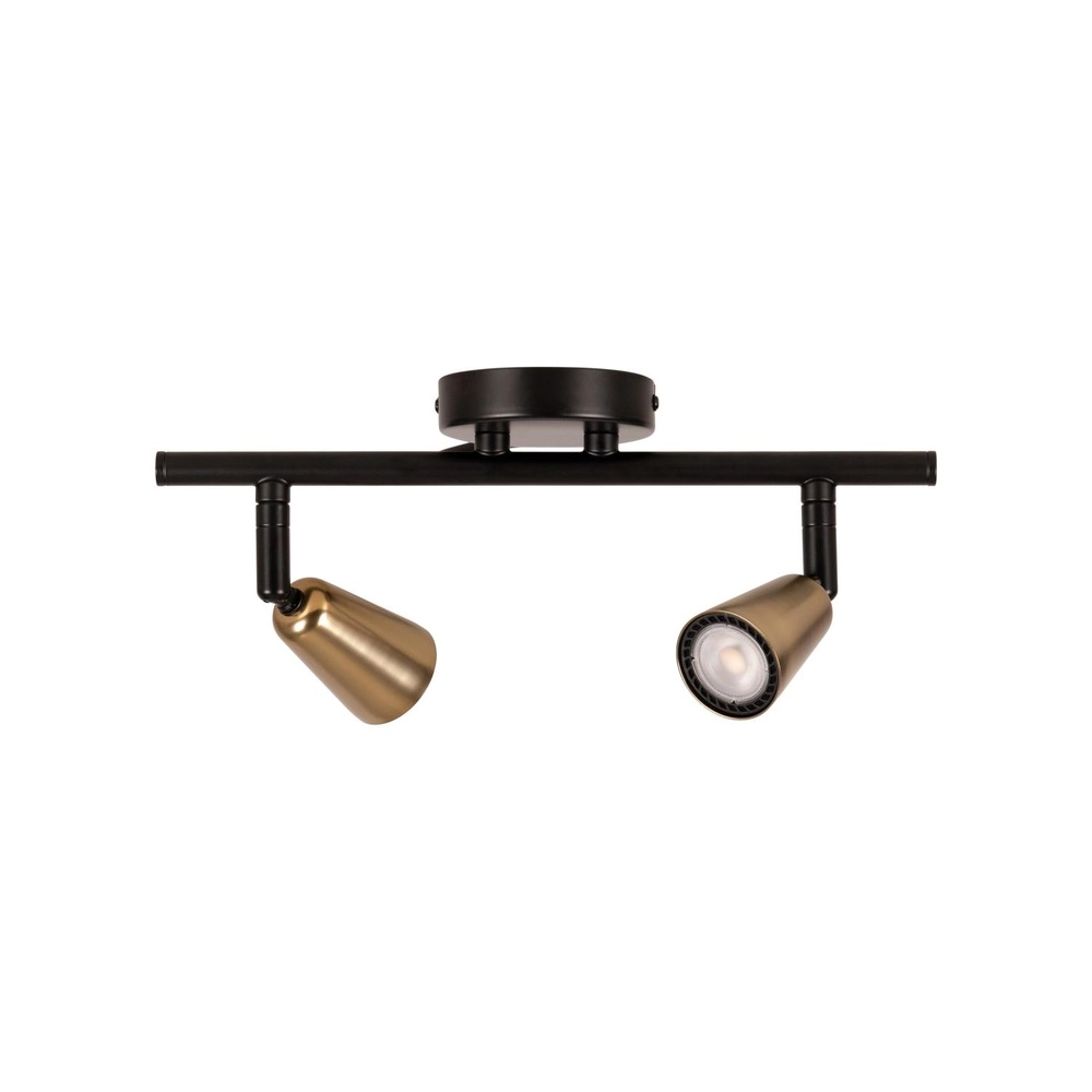 Ceiling spotlight Tiana 2-light champagne
