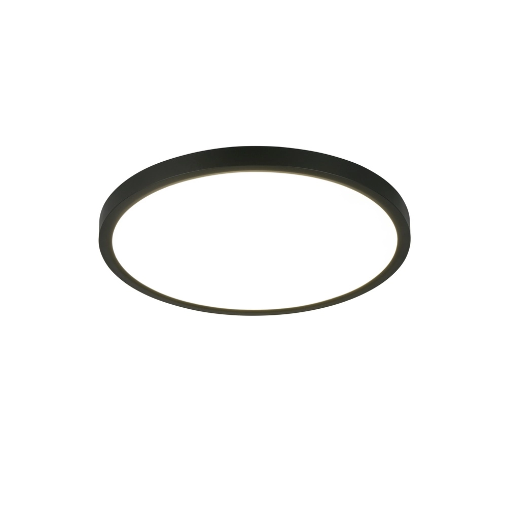 Ceiling light Draco black Ø 40cm Trio 4017807654493