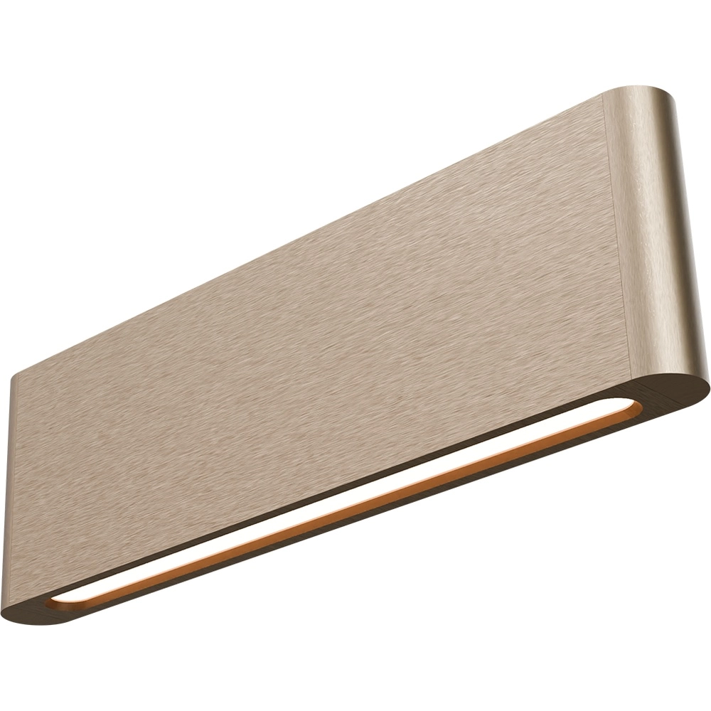 Modern wall spotlight Atina 34cm copper bronze