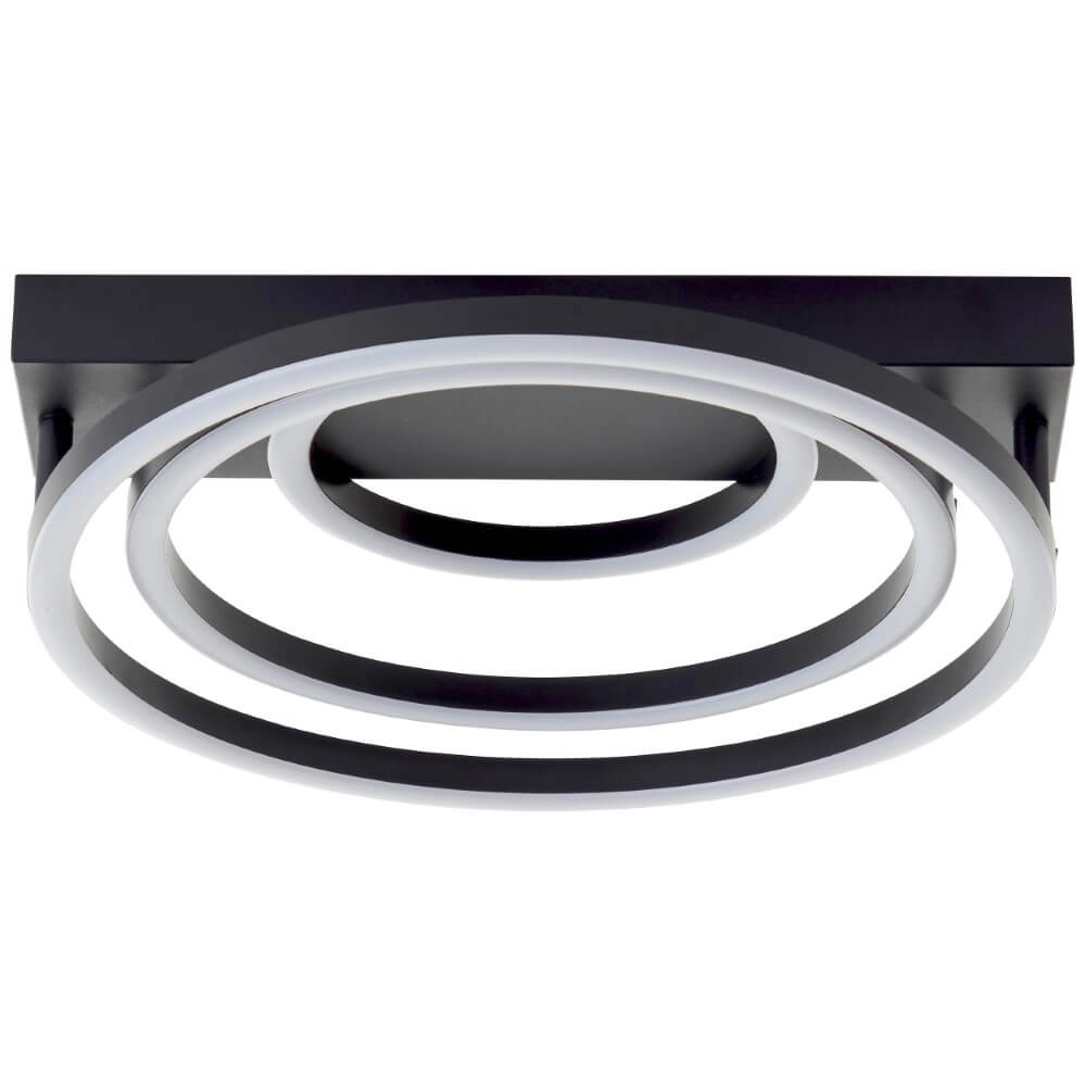 Dimmable ceiling light Pedley black Brilliant 4004353442094
