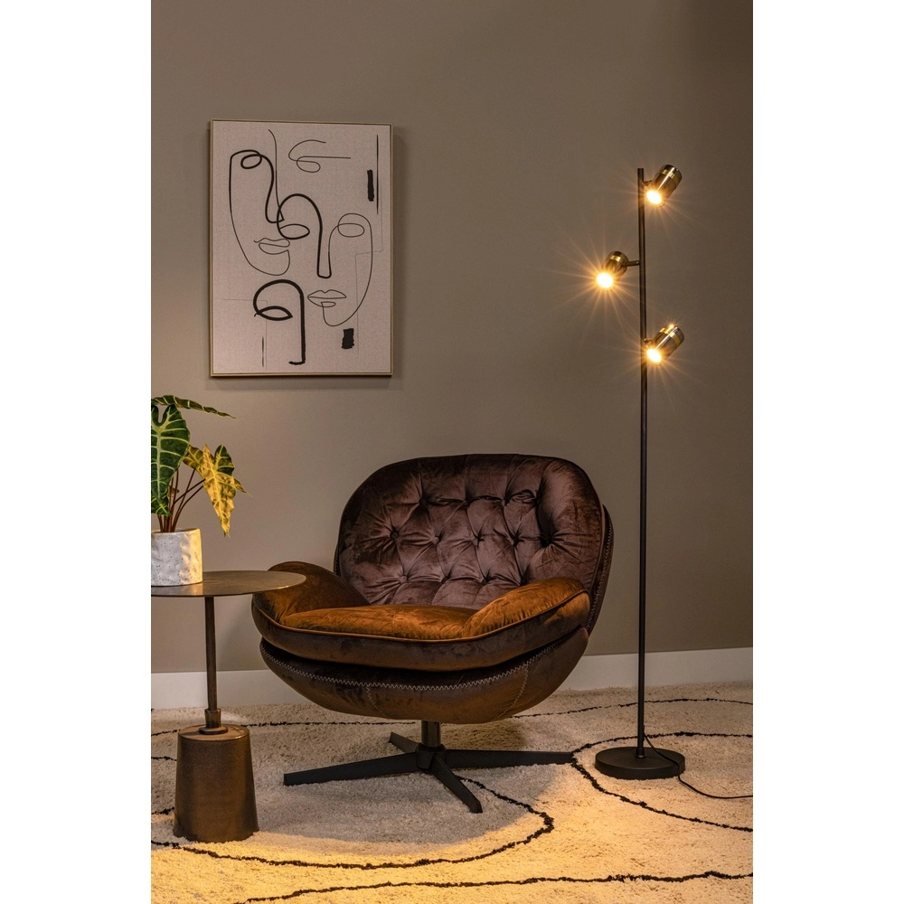 Floor lamp Upton 3-light Lucide 5411212570055