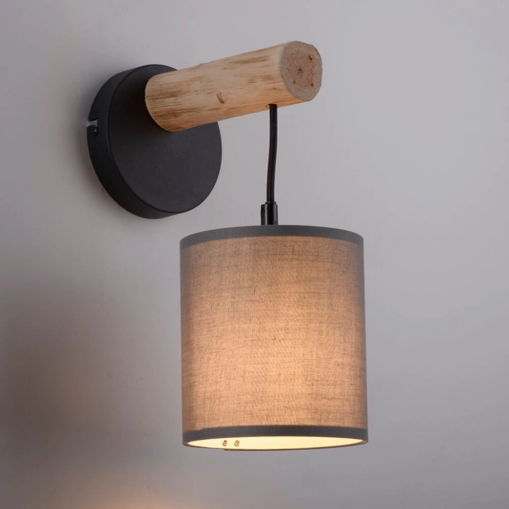 Country wall lamp Green Tribu Taupe Just Light 4043689995157
