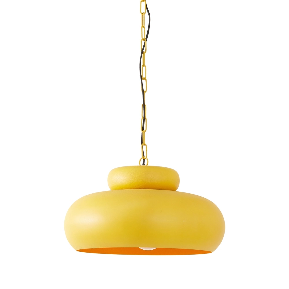 Pendant lamp Neiva Ø 46cm - ochre yellow - 1x E27 Light & Living 8717807807931