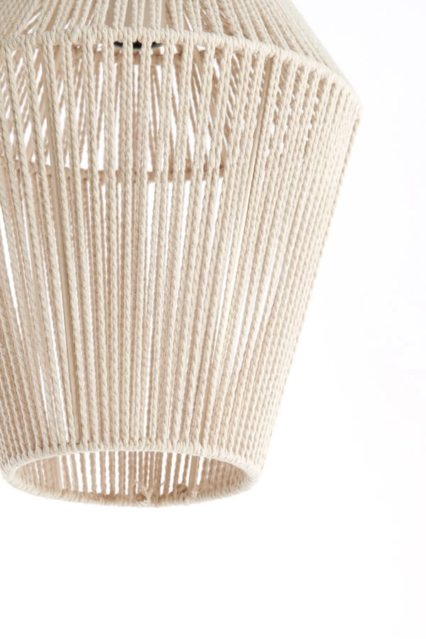 Scandinavian pendant lamp Deya cream Ø 30cm Light & Living 8717807744946