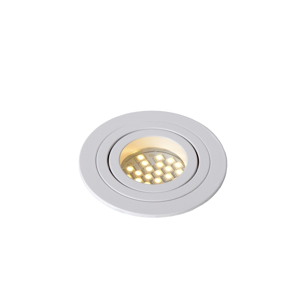 Recessed spotlight Tube white Ø 9.2cm Lucide 5411212220875