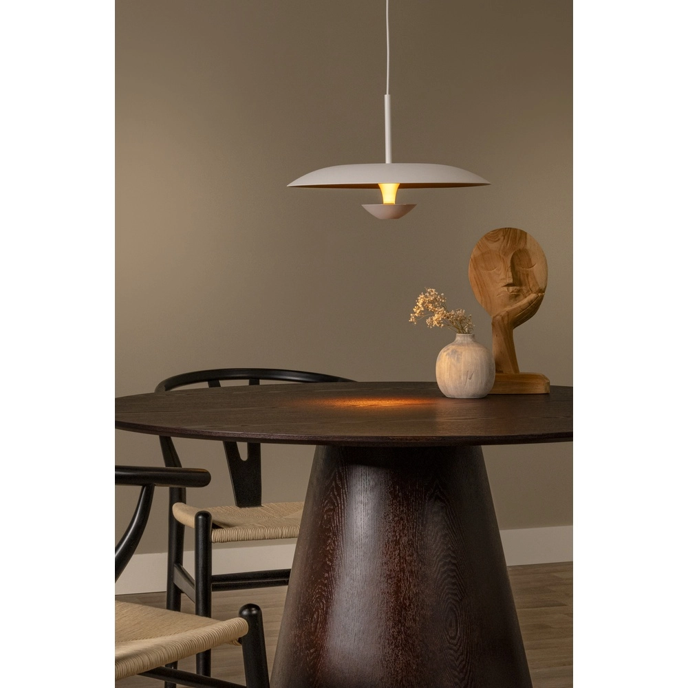 Design pendant lamp Kenneth white Ø 40cm Premium by Lucide 5411212410474