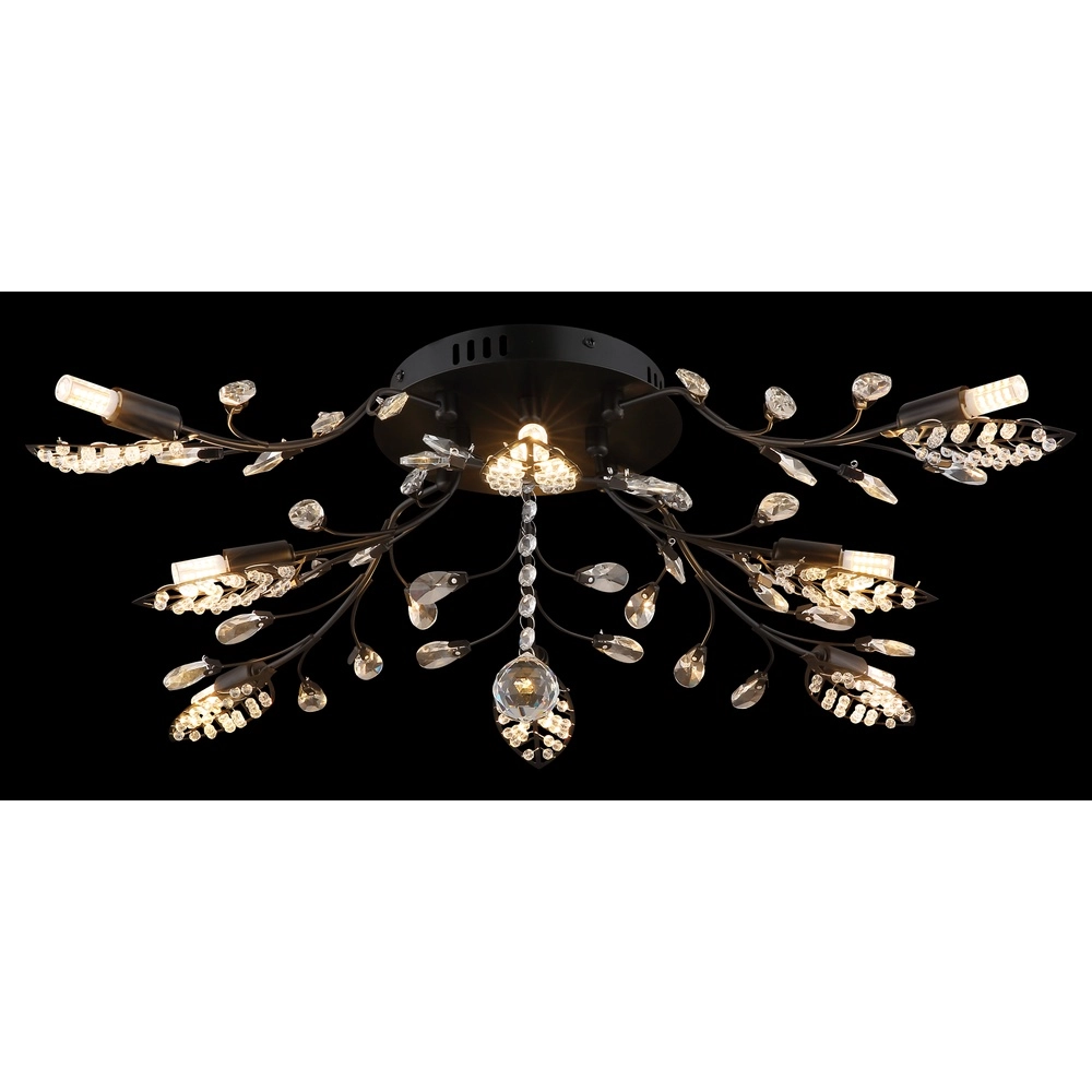 Classic ceiling lamp Janis Black Globo 9007371572151