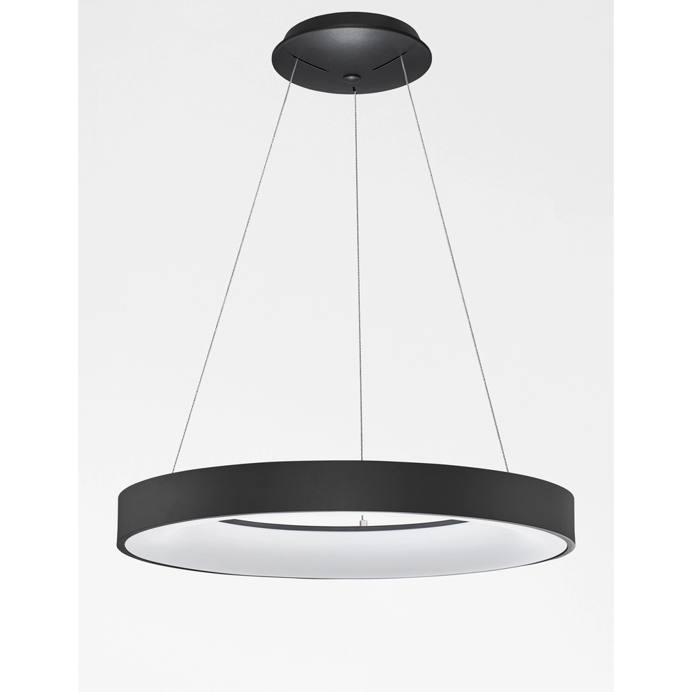 Pendant lamp Rando Thin black Ø 60cm Lyora 5212017420220