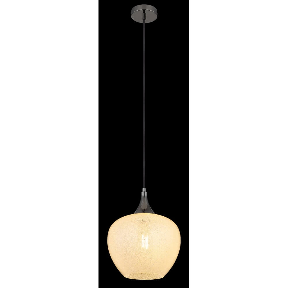 Anthracite pendant lamp Maxy with white glass Ø 24cm Globo 9007371450176