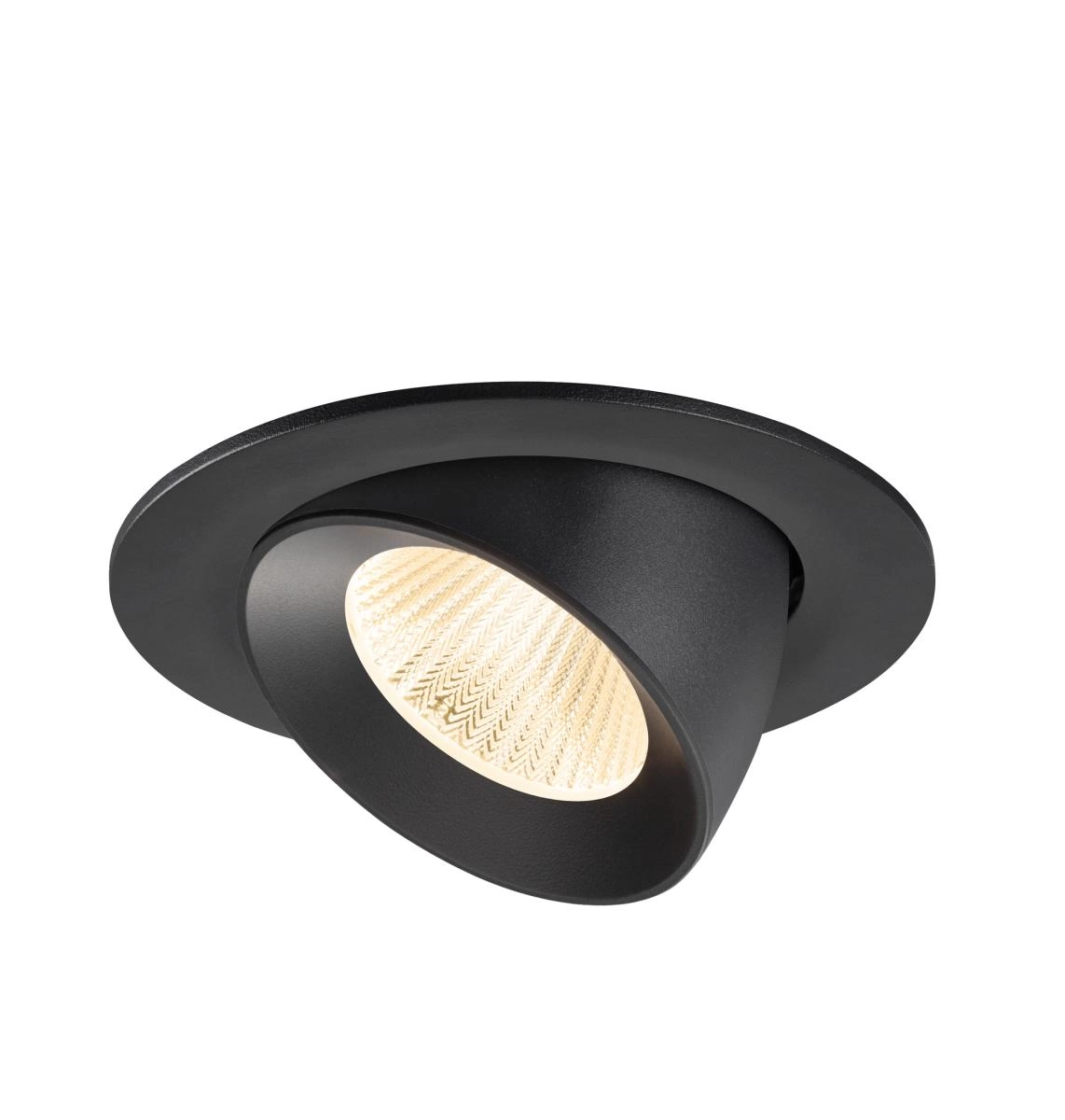 Recessed spotlight Numinos Gimble L black 2700K - 40deg SLV 4024163310482