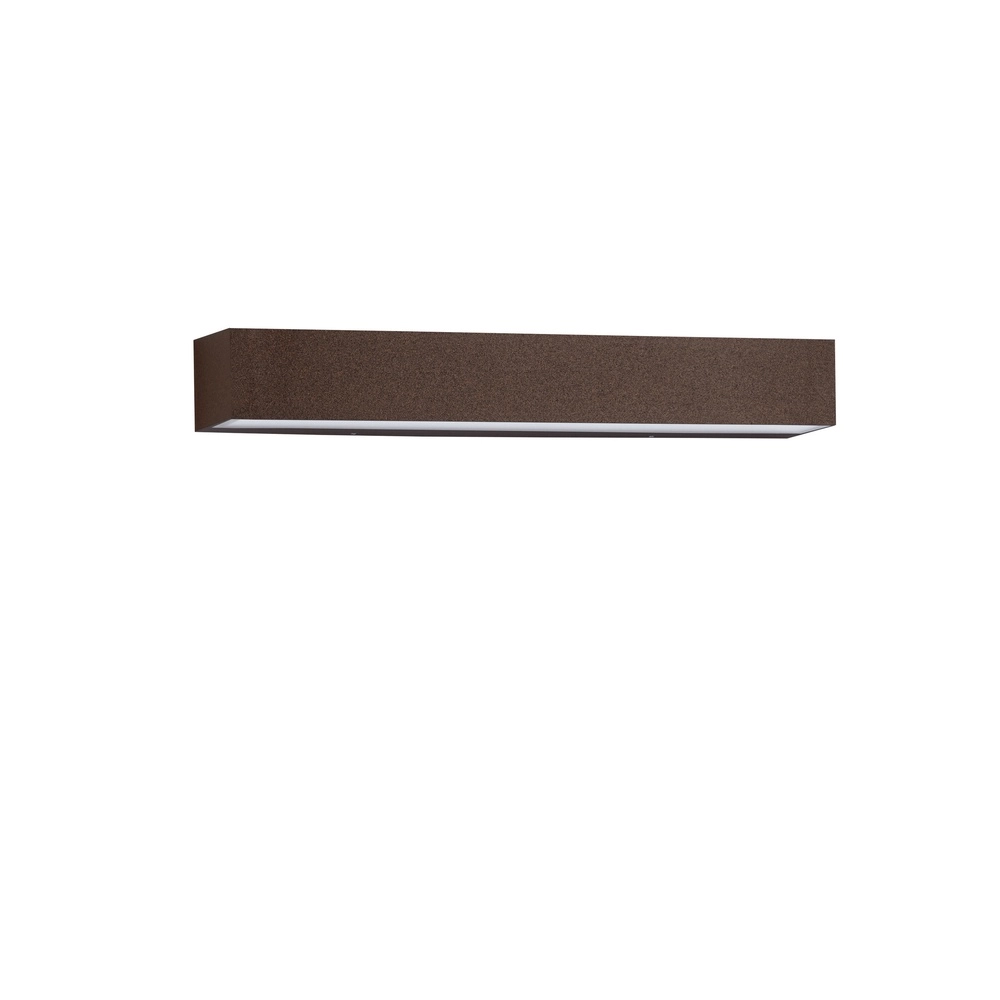 Sleek wall lamp Lane rust brown 36cm - 28W Lyora 5212017496836