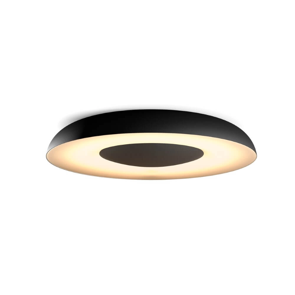Ceiling light Hue Still - White Ambiance Ø 39.1cm black Philips 8719514341357